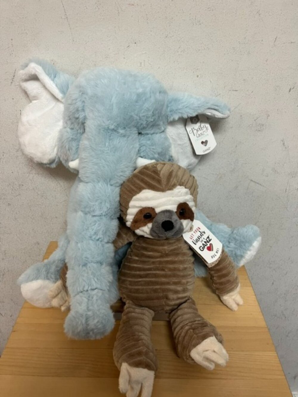 Ganz best friend bundle elephant sloth nwt